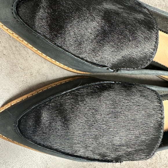 Sperry Saybrook Black Pony Hair Slip-On Loafers – Women’s 7.5 - Picture 4 of 6